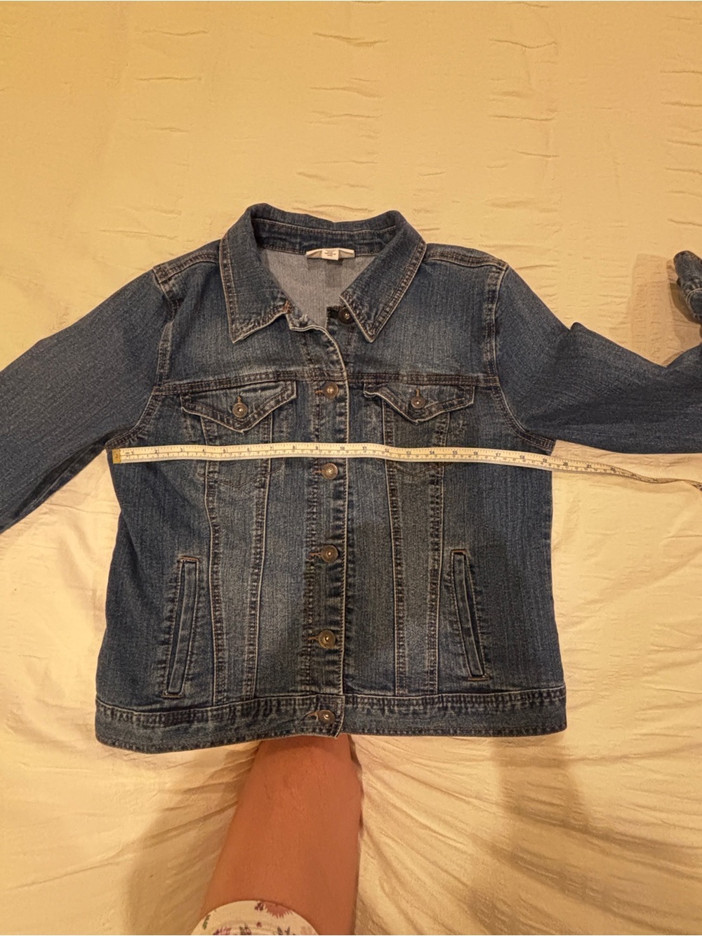 Style & Co. Classic Dark Blue Denim Jacket - Picture 6 of 9